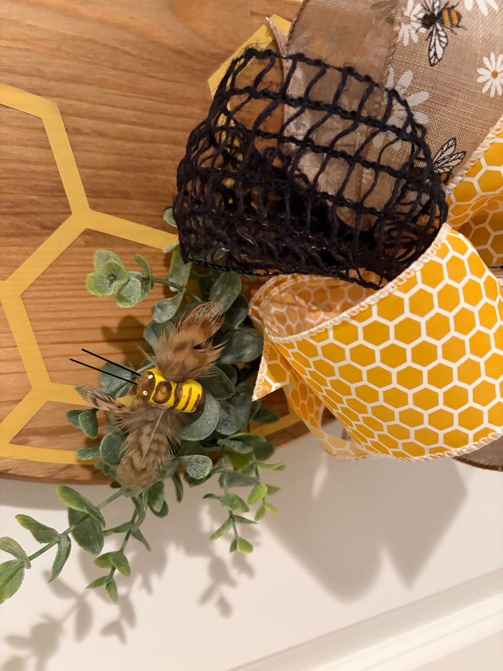 Door Hanger - Welcome To Our Hive with Bees