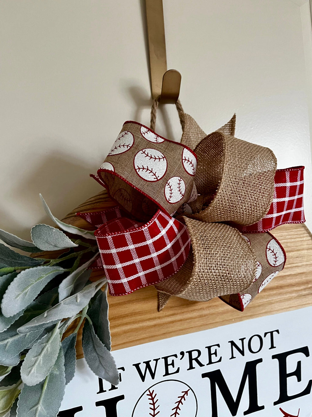 Door Hanger - If We're Not Home Check the Ballfield