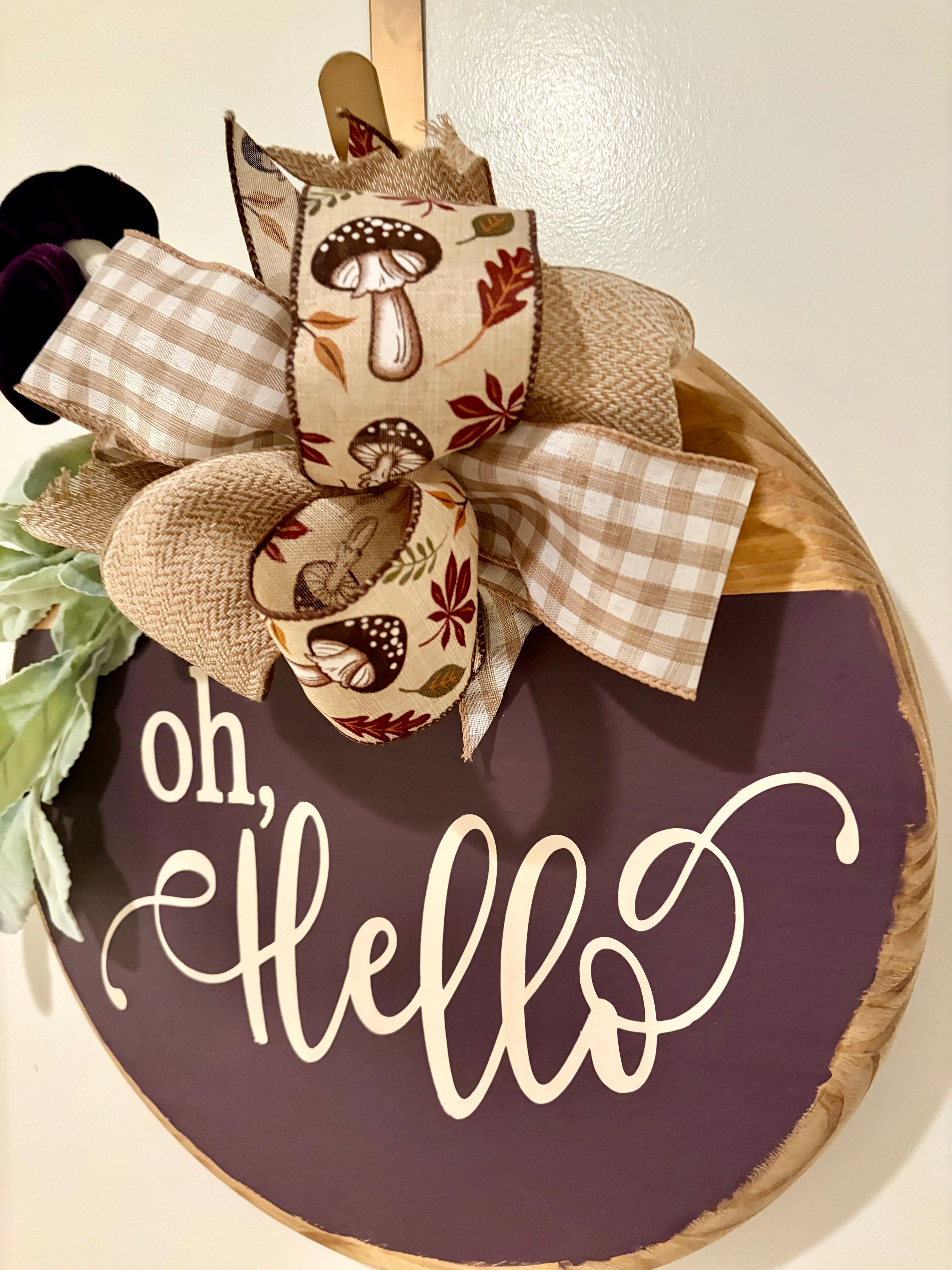 Door Hanger - Oh, Hello