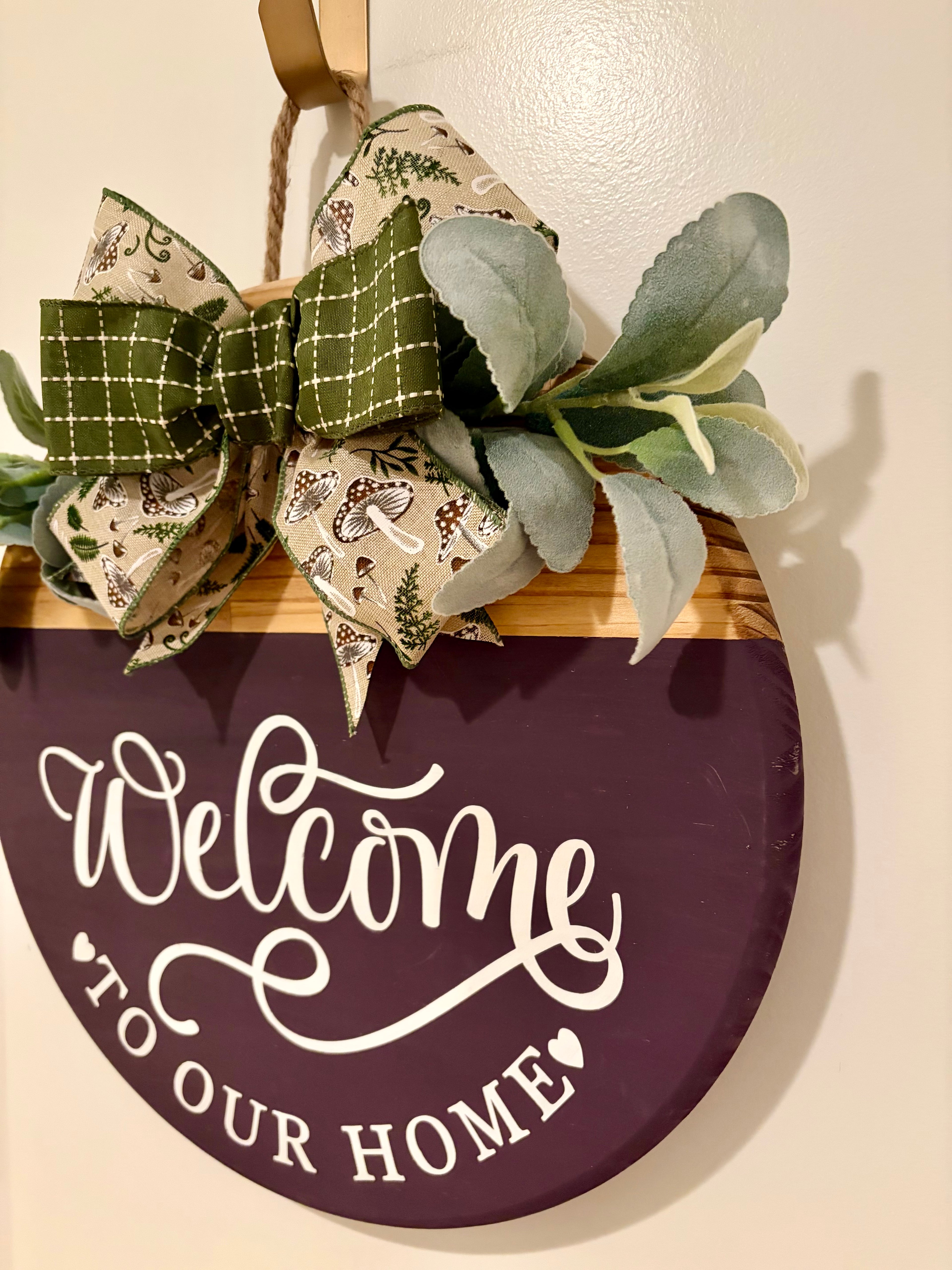 Door Hanger - Welcome to Our Home