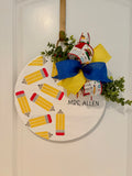 Personalized Teacher Welcome Sign