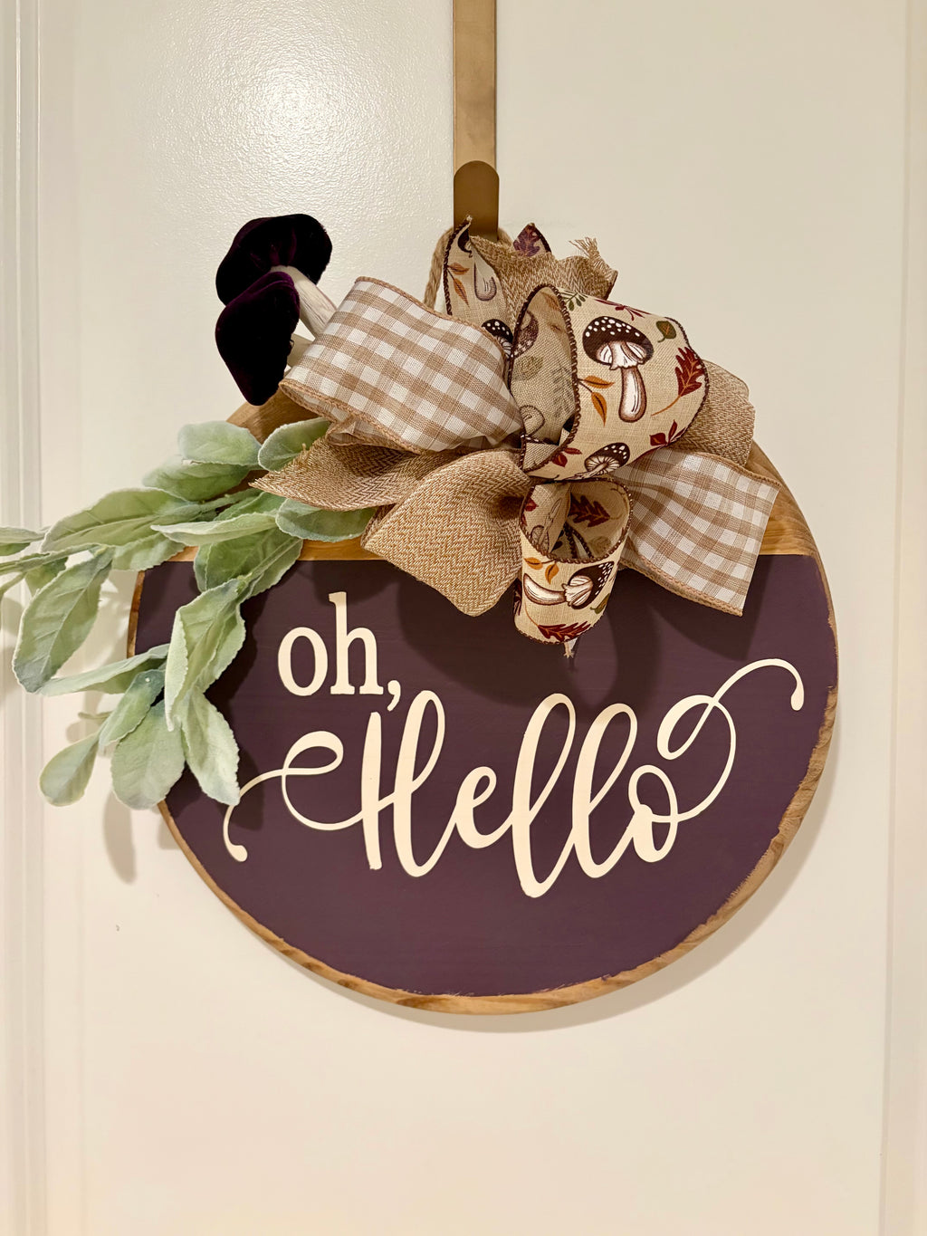 Door Hanger - Oh, Hello