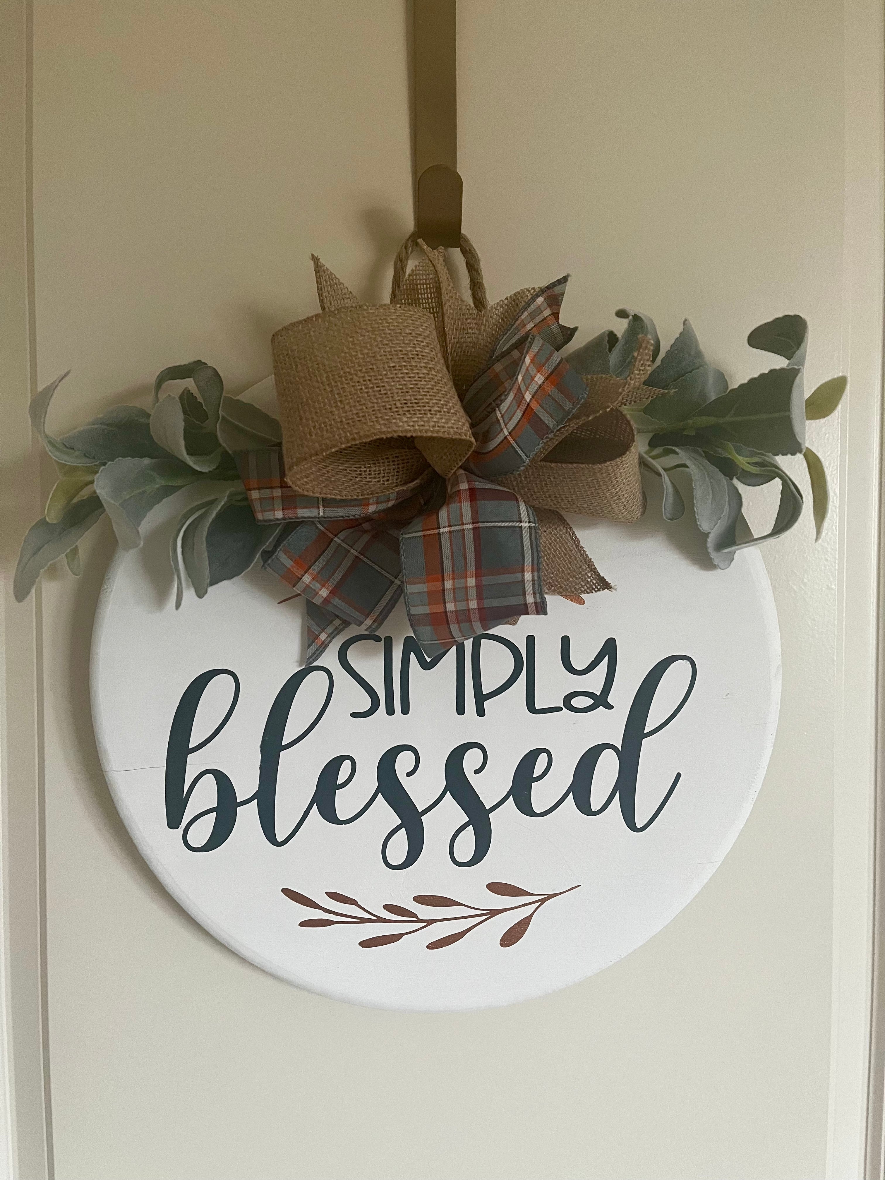 Door Hanger - Simply Blessed
