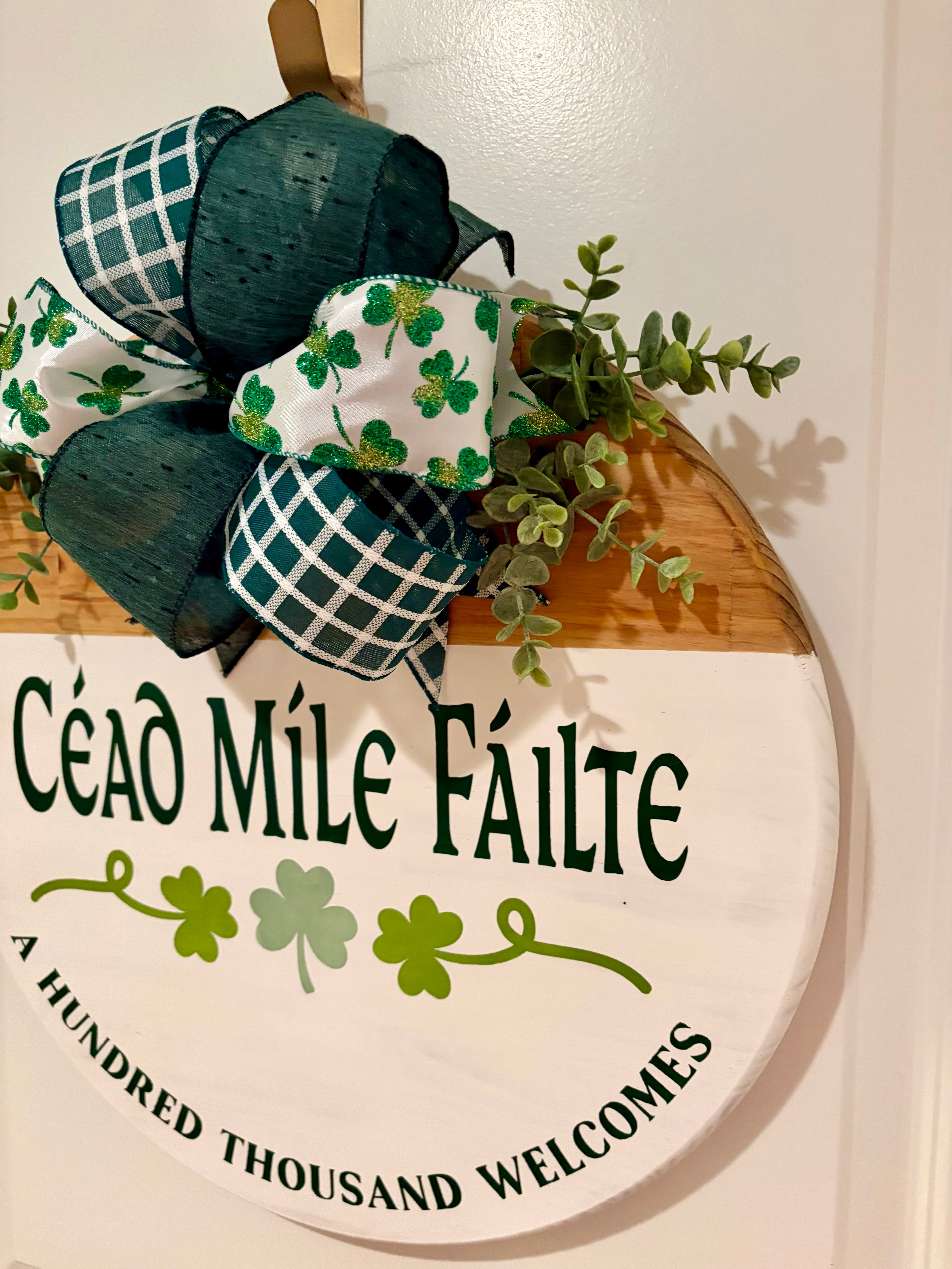 Door Hanger - Cead Mile Failte - A Hundred Thousand Welcomes