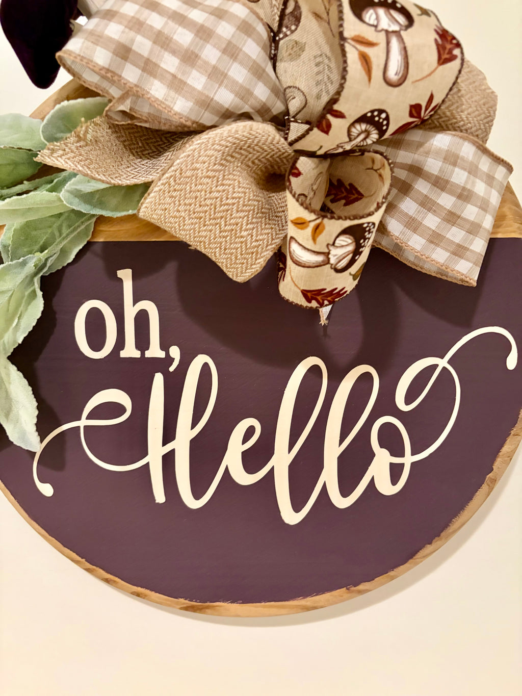 Door Hanger - Oh, Hello