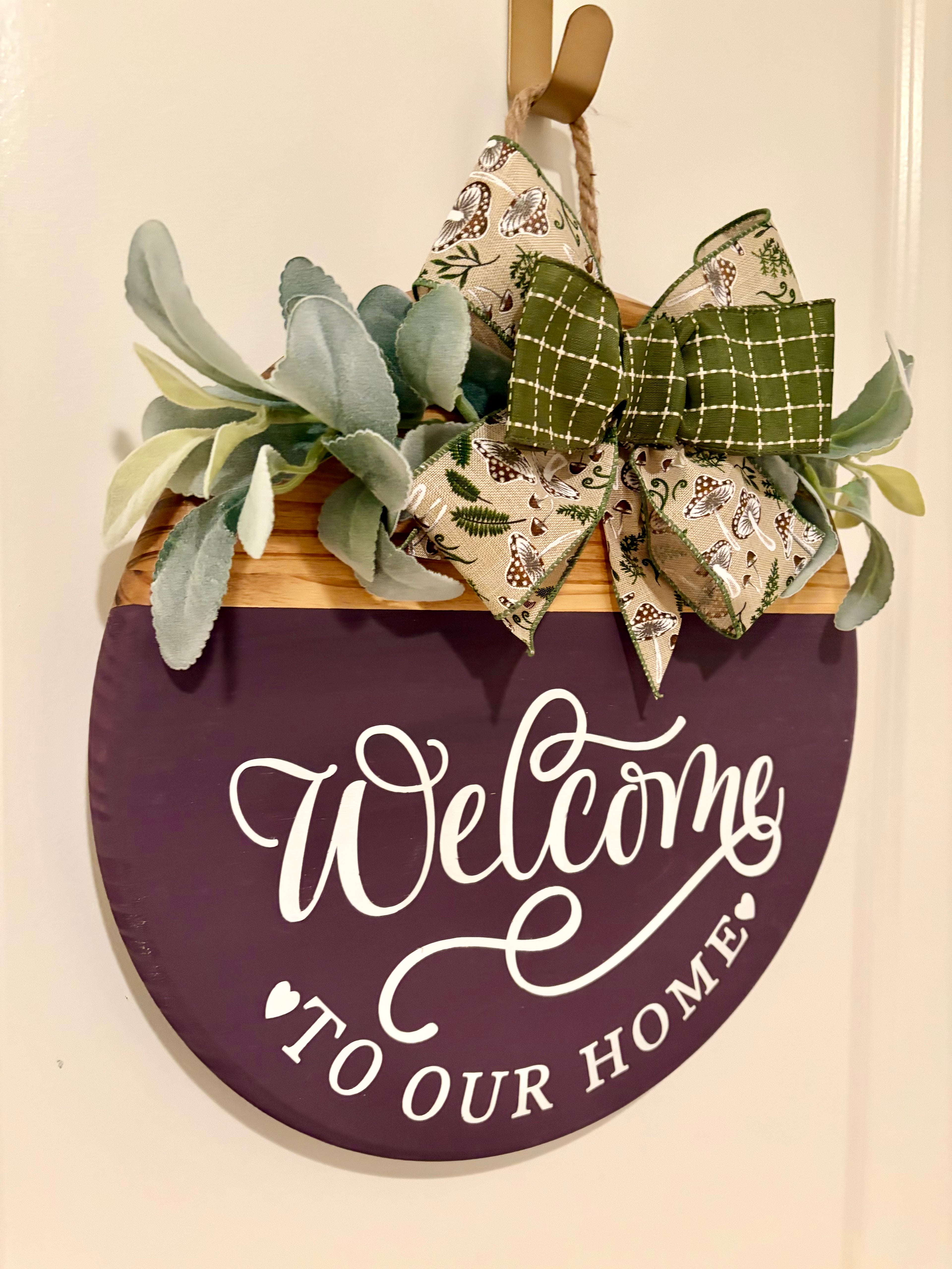 Door Hanger - Welcome to Our Home