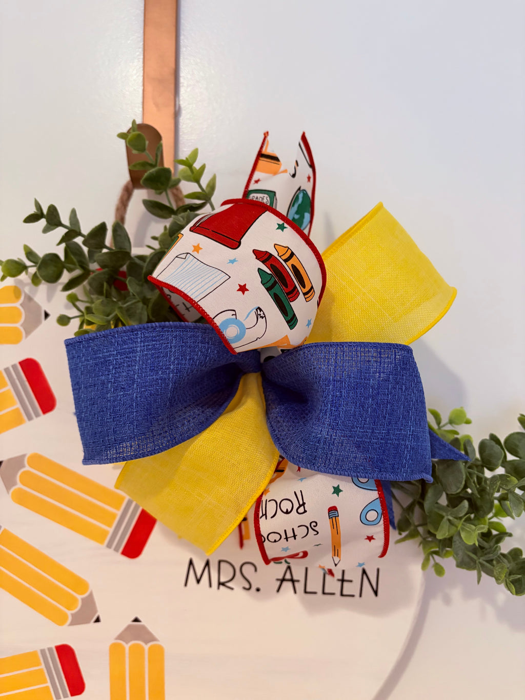 Personalized Teacher Welcome Sign