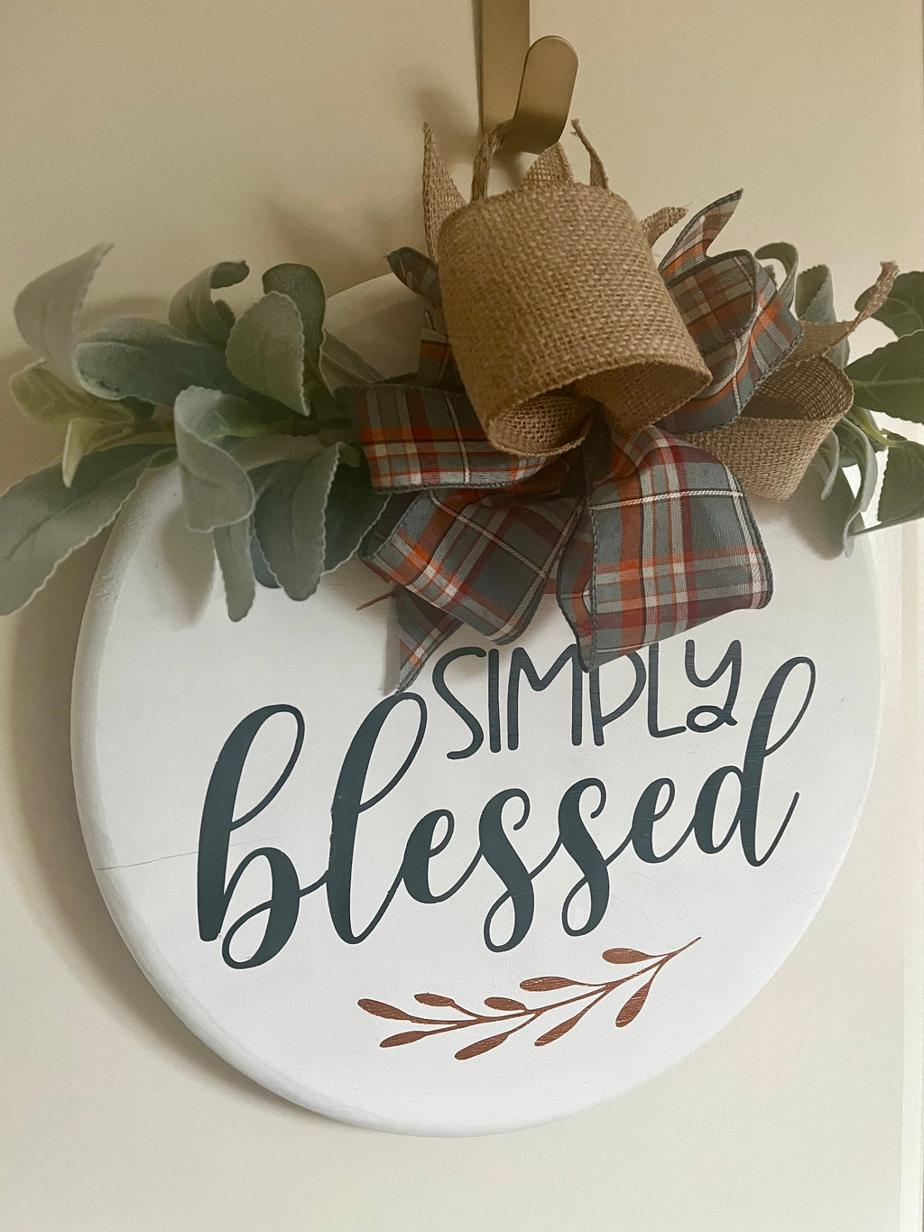 Door Hanger - Simply Blessed