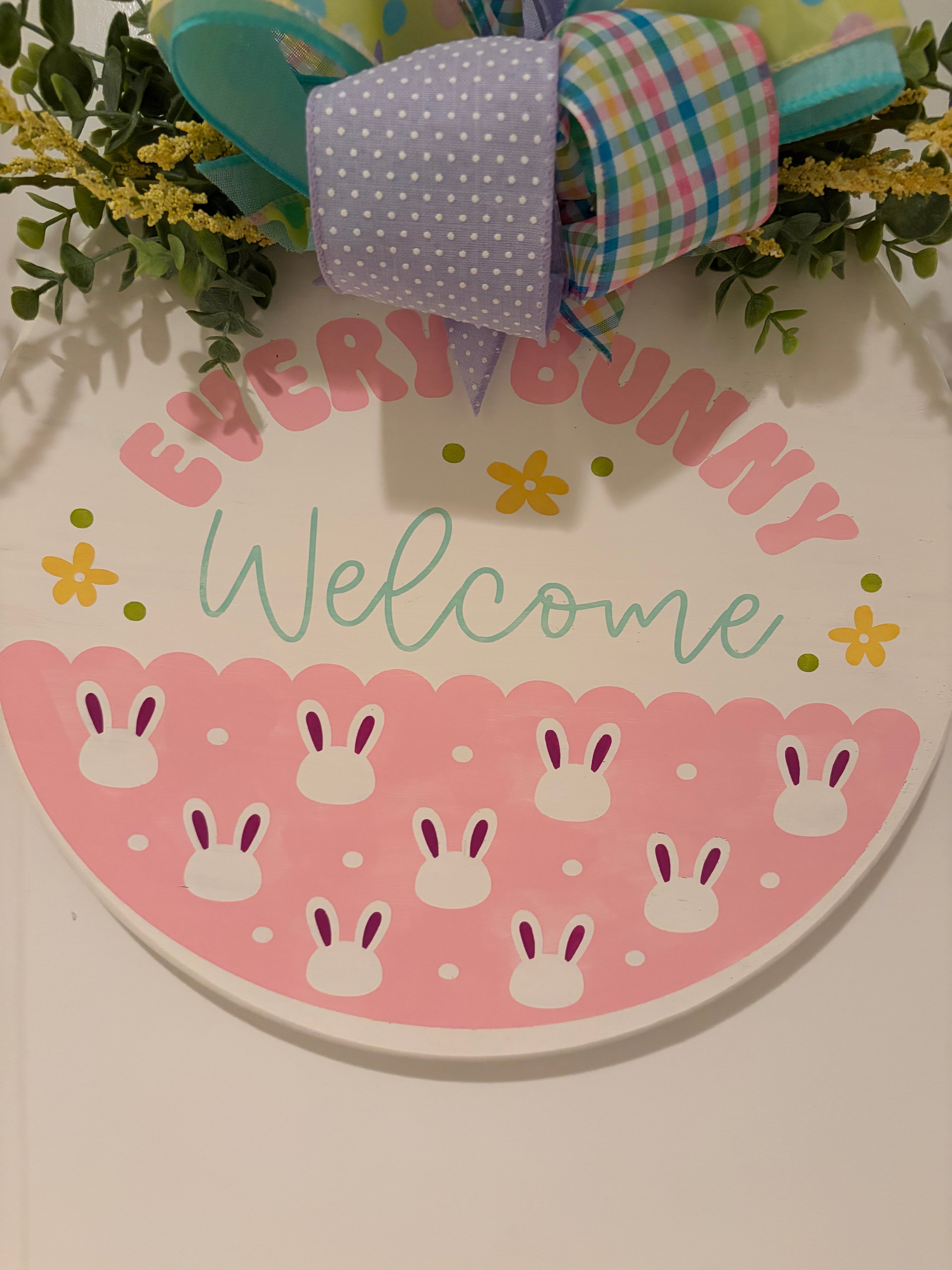 Door Hanger -  Every Bunny Welcome