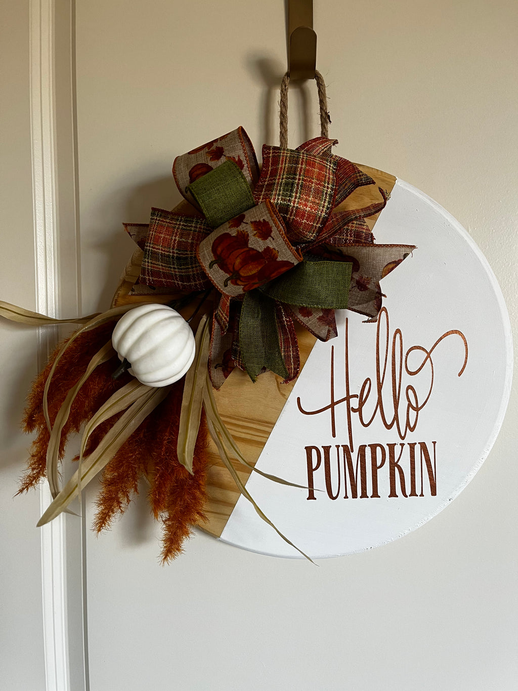 Door Hanger - Hello Pumpkin