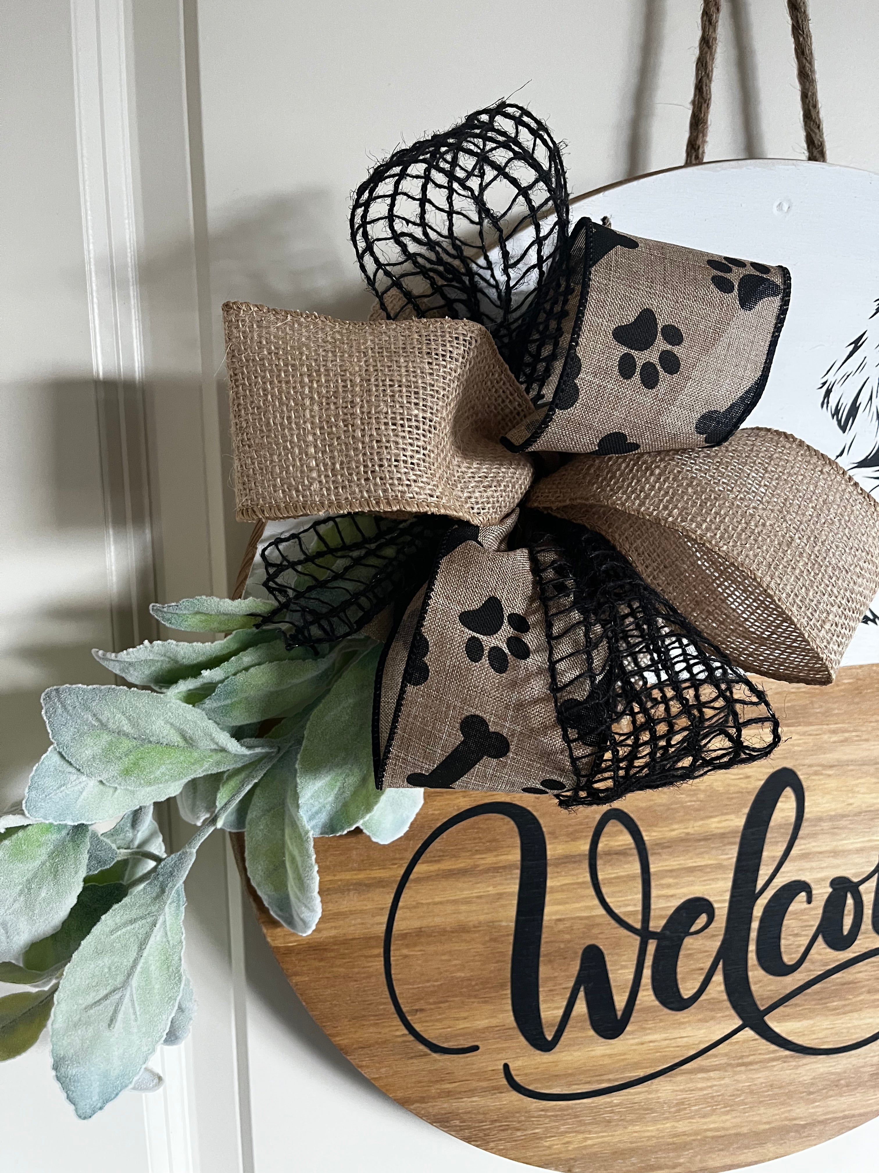 Door Hanger - Welcome with Great Pyrenees