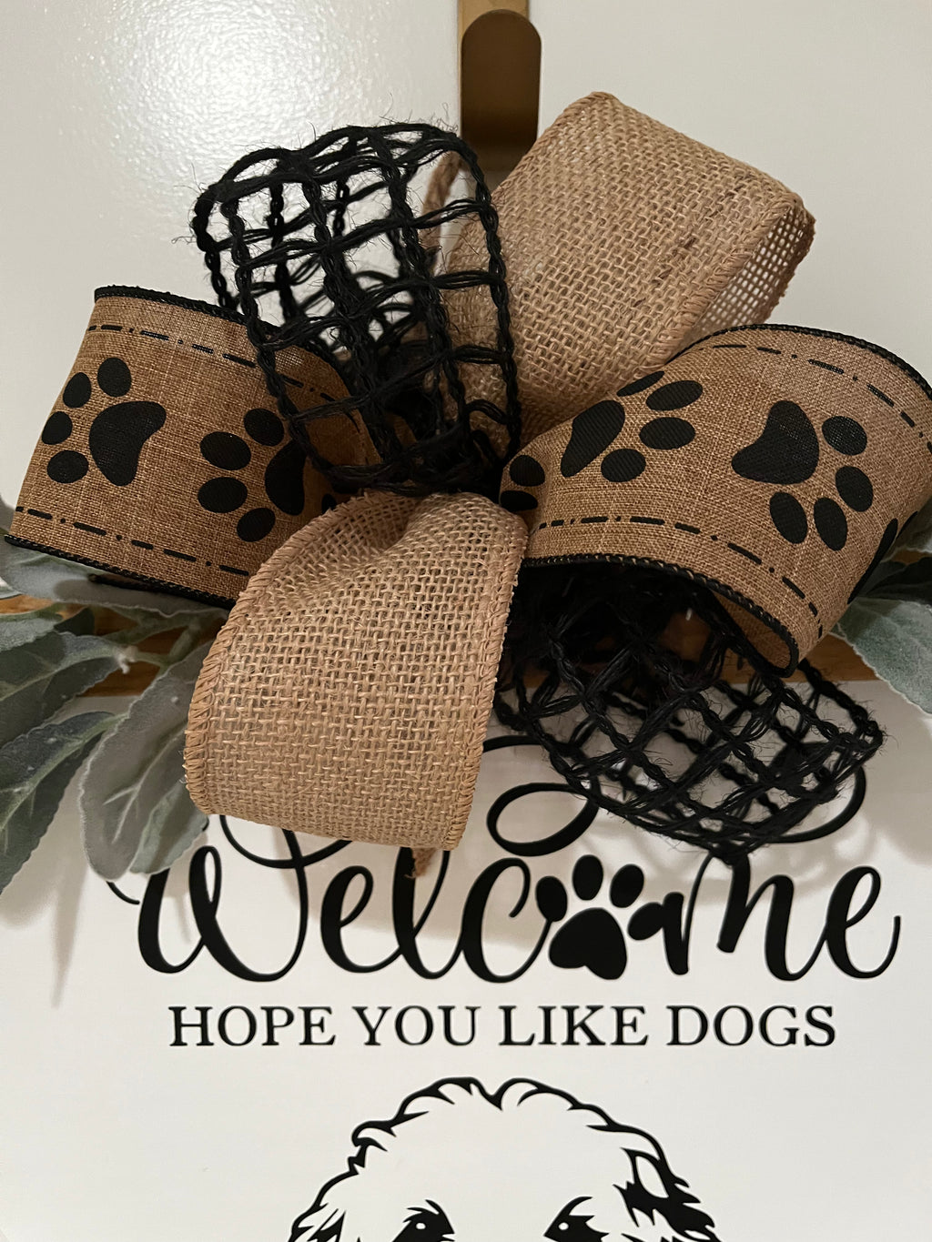Door Hanger - Welcome Hope you Like Dogs - Doodle