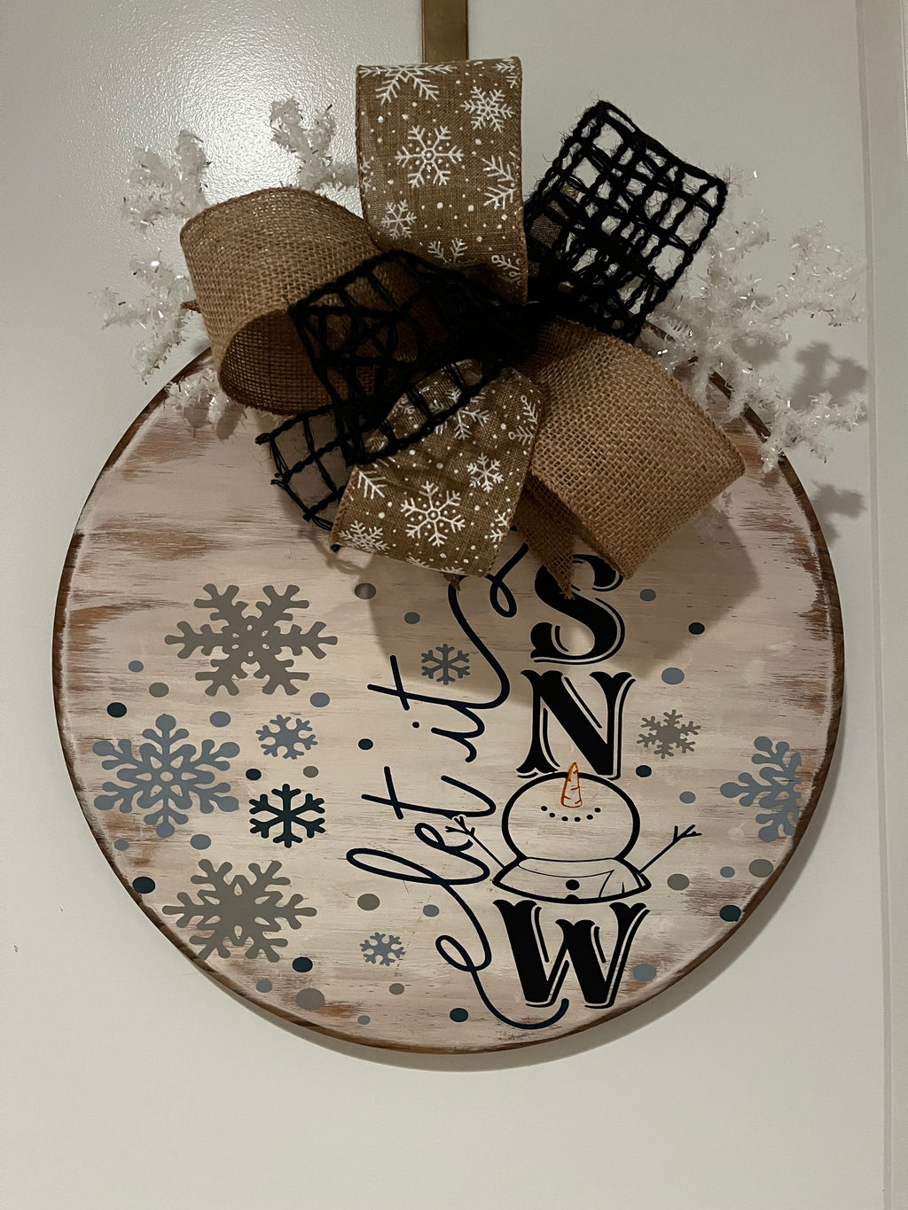 Door Hanger - Let it Snow