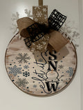 Door Hanger - Let it Snow
