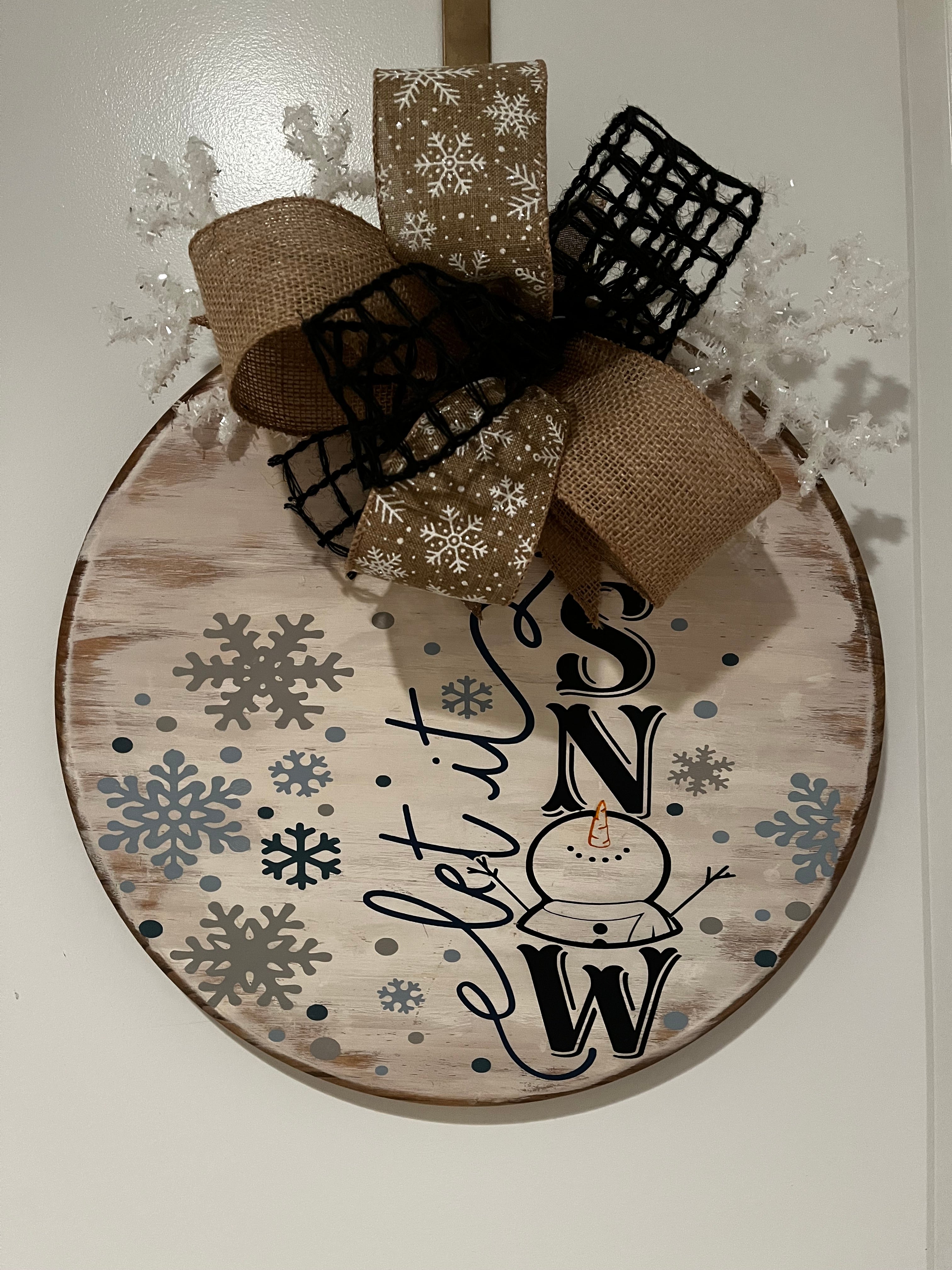 Door Hanger - Let it Snow