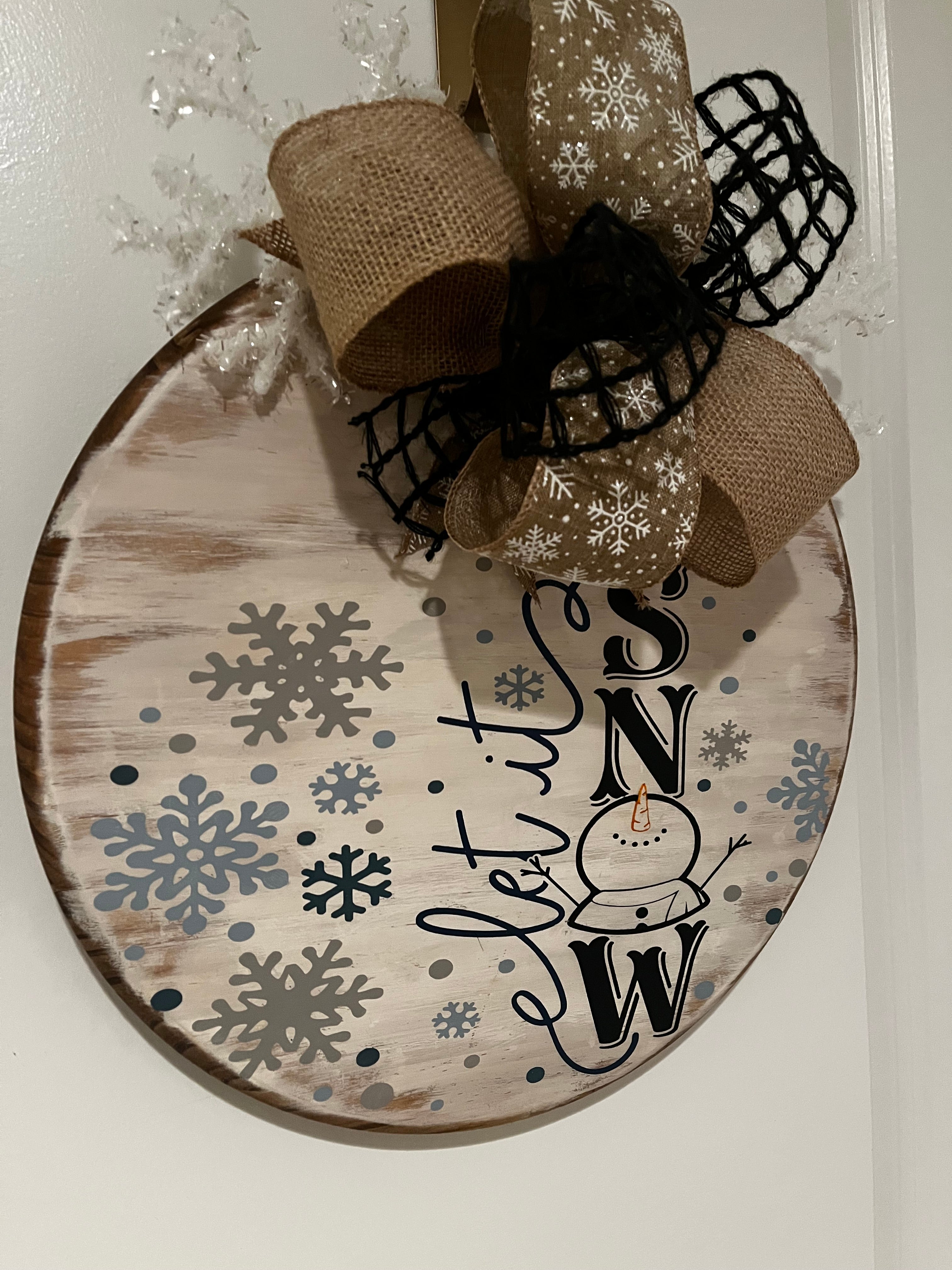 Door Hanger - Let it Snow