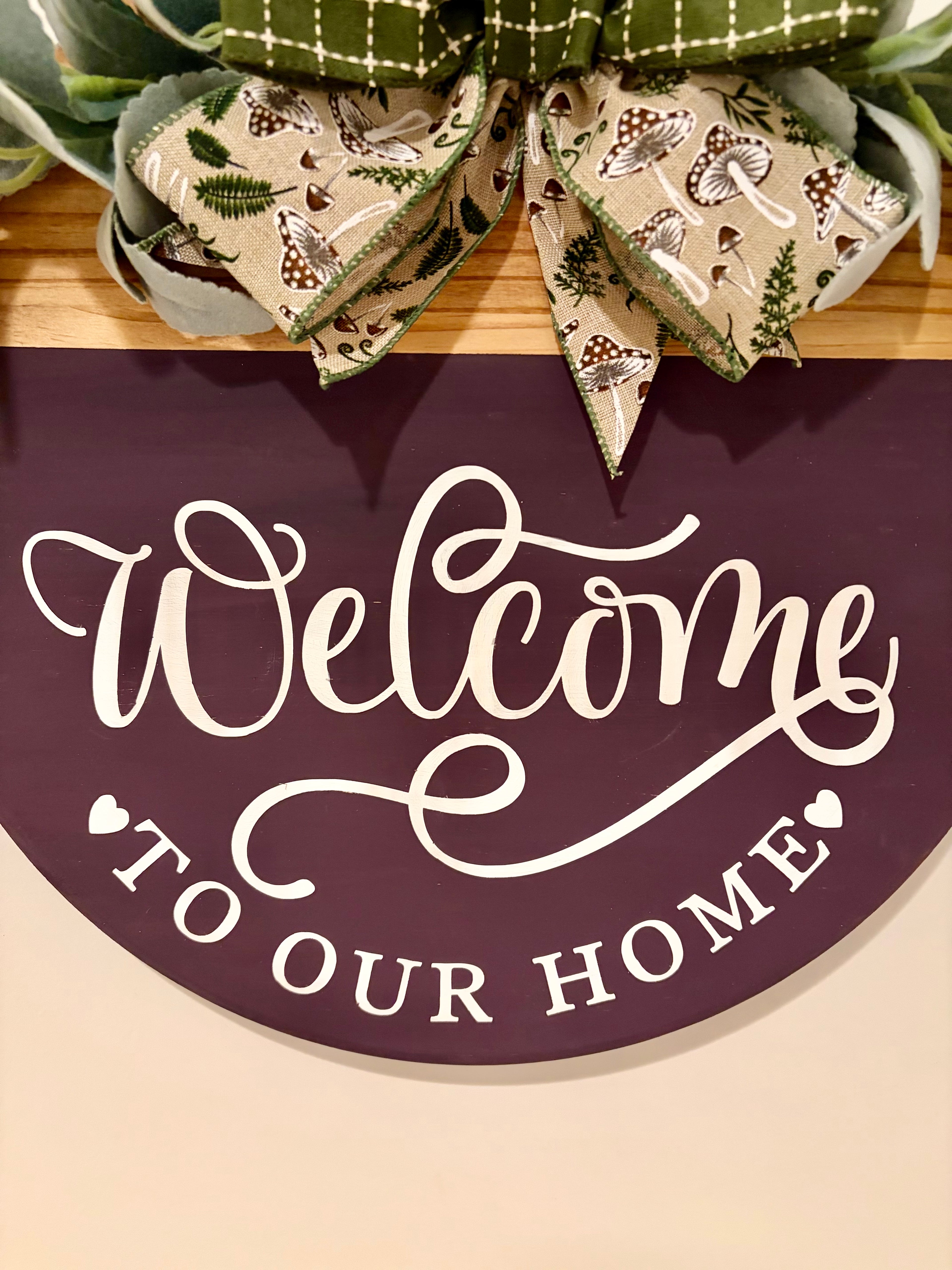 Door Hanger - Welcome to Our Home