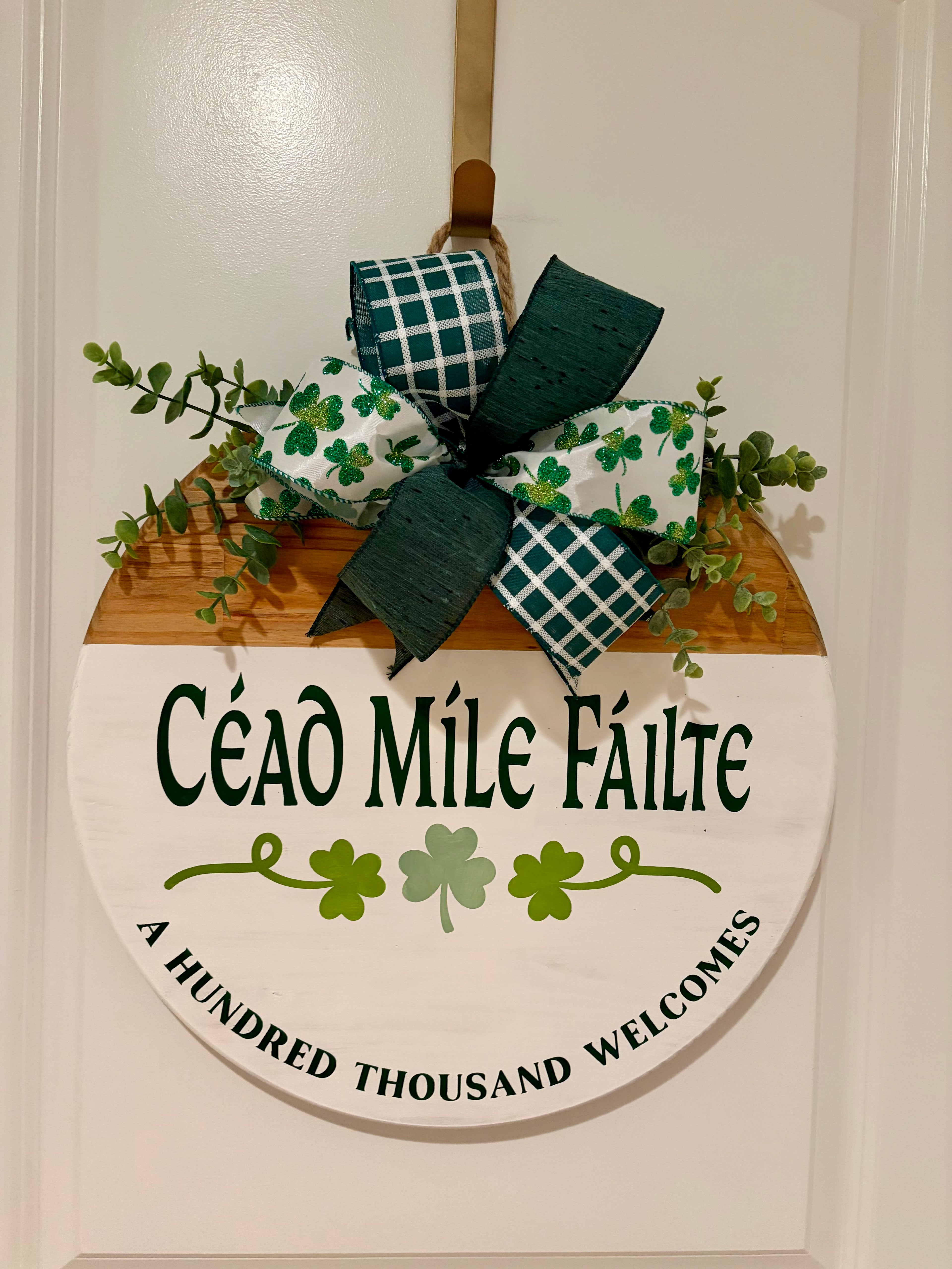 Door Hanger - Cead Mile Failte - A Hundred Thousand Welcomes