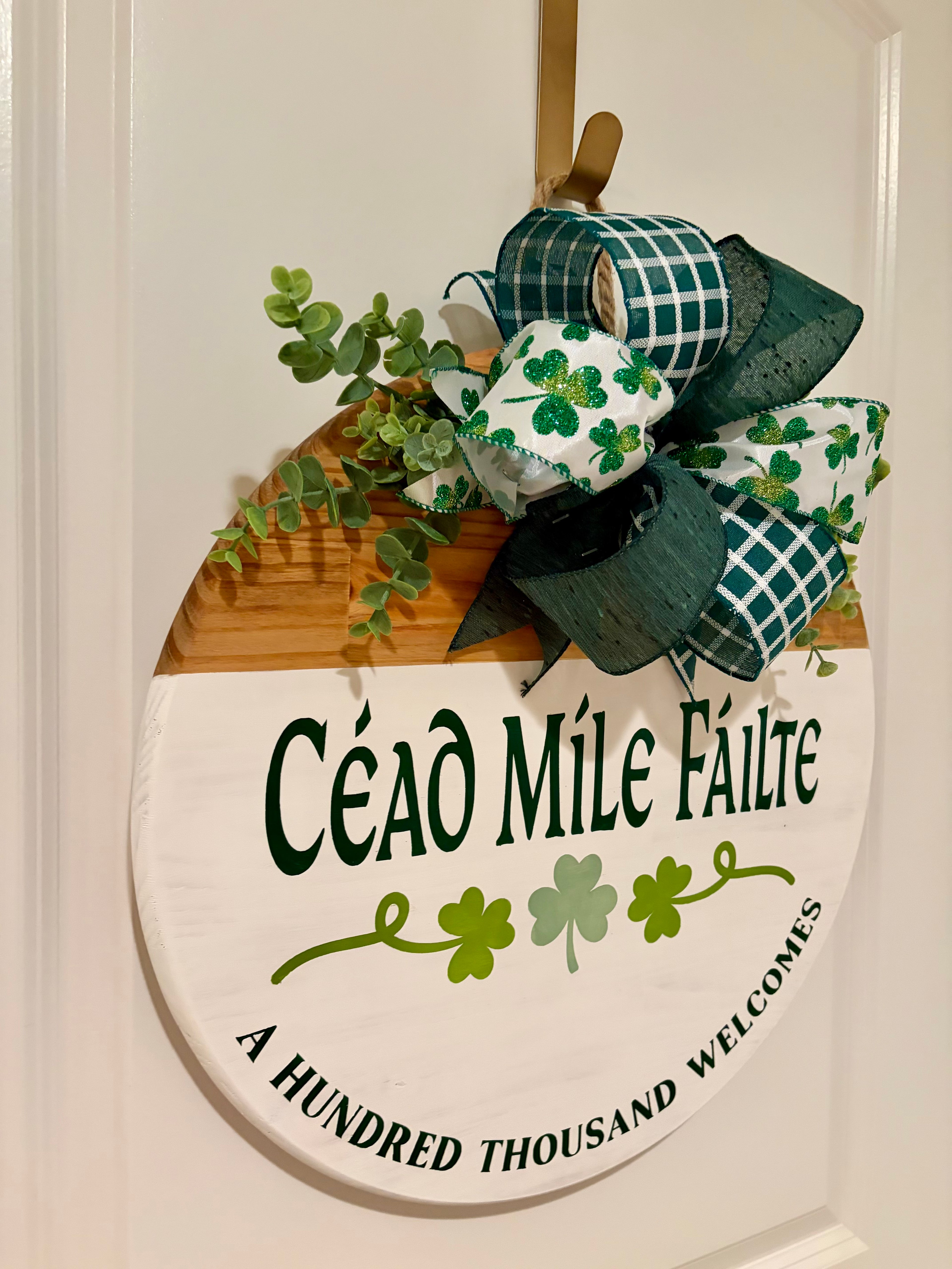 Door Hanger - Cead Mile Failte - A Hundred Thousand Welcomes